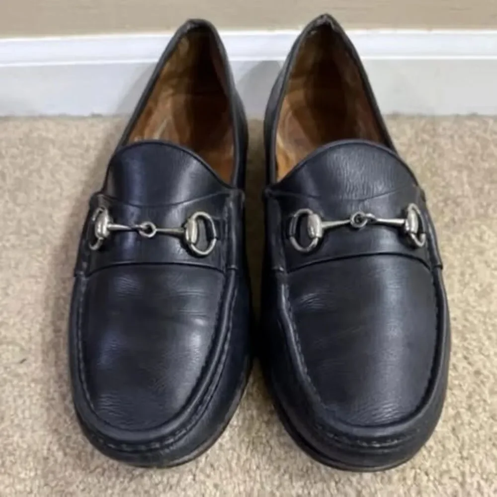 Allen Edmonds Men's Sz 9 Verona Horsebit Loafers Shoes Black